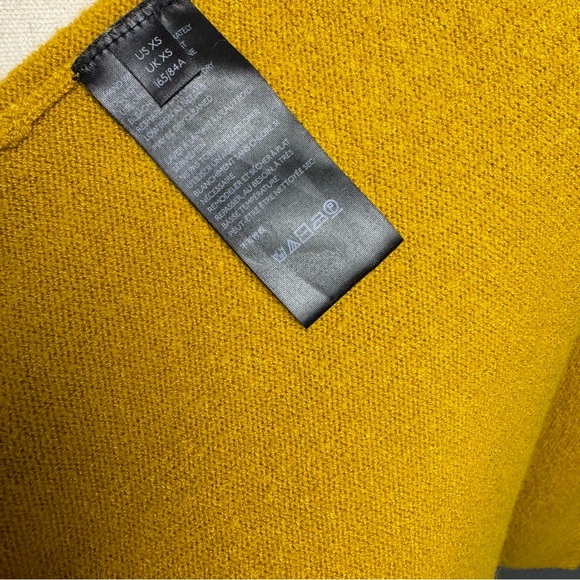 Anthropology, turtleneck long sleeve knit sweater in mustard, yellow  size xs - Picture 5 of 6